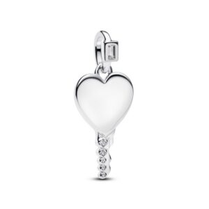 394353C01 Engravable Heart Key Pendant