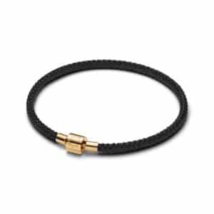 564530C01 Shimmering Black Cord Bracelet