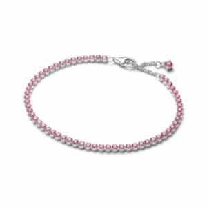593927C02 Pink Small Tennis Bracelet