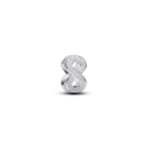 794523C00 Textured Infinity Symbol Mini Charm