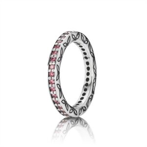190618CZS Pink Eternity Ring