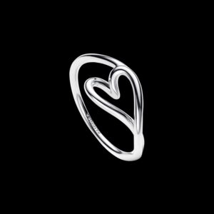 194361C00 Organically Shaped Heart Small Ring