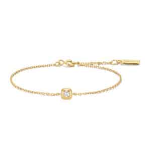 ARMBAND  ANIA HAIE  TIDE ECHO shiny gold 16,5-18,5 cm