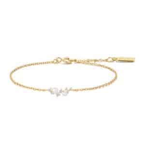 ARMBAND  ANIA HAIE  STARLIT DROPS shiny gold 16,5-18,5 cm