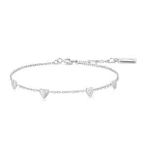 ARMBAND  ANIA HAIE  STARLIT DROPS silver 16,5-18,5 cm
