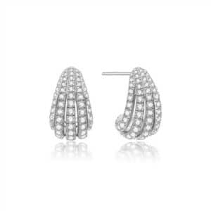 OORBELLEN  ANIA HAIE  TIDE ECHO silver 1,8 cm