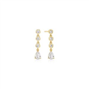 OORBELLEN  ANIA HAIE  STARLIT DROPS shiny gold 2,35 cm
