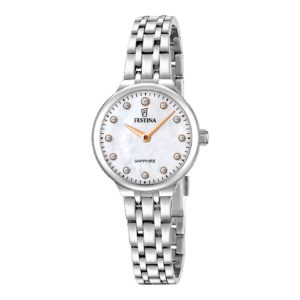 FESTINA F20744-1 met stalen kast en band staal