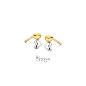 OORBELLEN  Orage  K3132 9 Kt geel goud  geen stenen    .