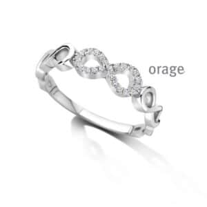 RING  Orage  BB242 zilver 925 rhod  zirconium    kleurloos