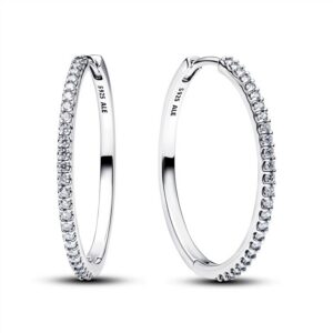 294650C01 Sparkling Hoop Earrings