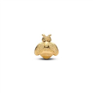 764524C00 Textured Bee Mini Charm