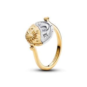 164810C01 Pandora ME Sun & Moon Reversible Medallion Ring