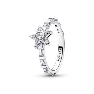 195072C01 Sparkling Stella Baguette Ring