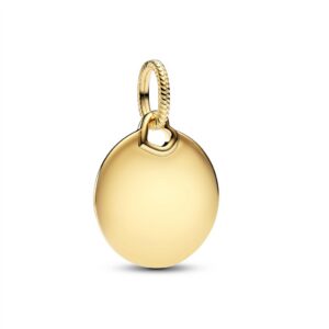 368610C00 Engravable Round Tag Dangle Charm