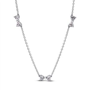 394231C01-40 Bow Station Chain Necklace