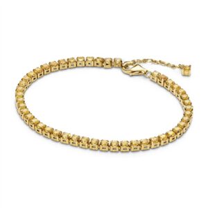 561469C03-18 Sparkling Yellow Tennis Bracelet