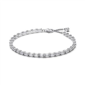 595081C01 Sparkling Baguette Tennis Bracelet