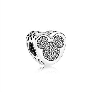 792050CZ Disney Mickey & Minnie True Love Charm