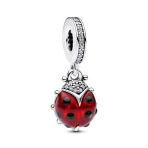 792571C01 Red Ladybird Dangle Charm