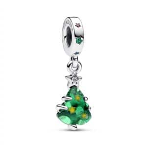 792983C01 Sparkling Christmas Tree Dangle Charm