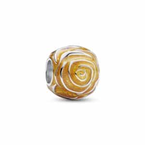 793212C02 Yellow Rose in Bloom Charm
