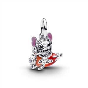 793742C01 Disney Stitch Rocket Ship Dangle Charm