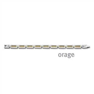 ARMBAND  Orage  BC112-21 edelstaal - bicolor geel  geen stenen    .