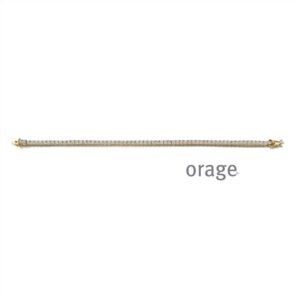 ARMBAND  Orage  BC079-20 brass - verguld geel  zirconium    kleurloos