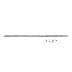 ARMBAND  Orage  BC081-20 zilver 925 rhod  zirconium    kleurloos