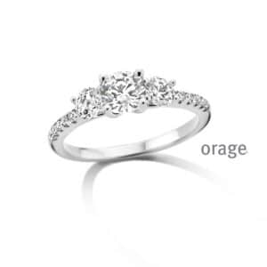 RING  Orage  BC086 zilver 925 rhod  zirconium    kleurloos