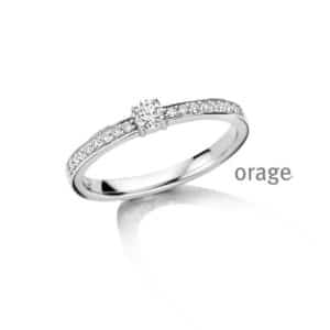 RING  Orage  BC013 zilver 925 rhod  Lab-grown diamant    kleurloos